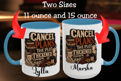 Personalized Book Lover Mug, Custom Name Coffee Cup, Romance Reader Mug, BookTok Gift, Personalized Reader Coffee Mug