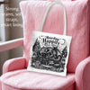 Hoarding Happily Ever Afters Tote Bag, Fantasy Romance Book Tote, Dragon Book Lover Bag, Romantasy Reader Gift, BookTok Tote