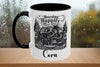 Hoarding Happily Ever Afters Mug, Fantasy Romance Coffee Mug, Dragon Book Lover Cup, Romantasy Reader Gift, BookTok Mug