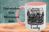 Hoarding Happily Ever Afters Mug, Fantasy Romance Coffee Mug, Dragon Book Lover Cup, Romantasy Reader Gift, BookTok Mug