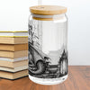 Hoarding Happily Ever Afters Glass Cup, Fantasy Romance Libby Cup, Dragon Book Lover Glass, Romantasy Iced Coffee Cup, BookTok Gift