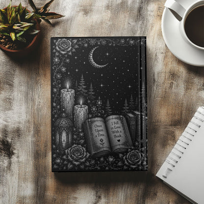 Hoarding Happily Ever Afters Journal, Fantasy Romance Notebook, Dragon Reading Journal, Romantasy BookTok Gift, Hardcover Book Lover Journal