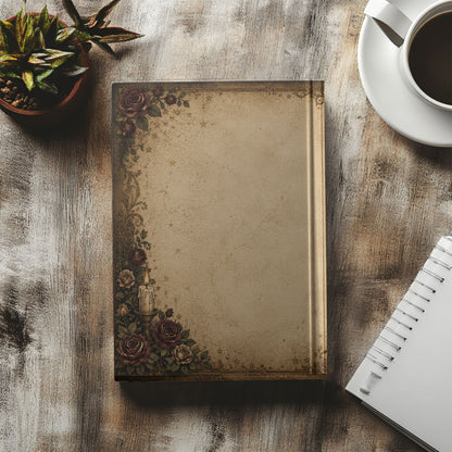 Forever Chasing Happy Endings Journal, Romance Reader Notebook, Gothic Reading Journal, Dark Academia Book Lover Journal, Hardcover BookTok Gift
