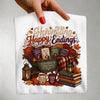 Harvesting Happy Endings Book Lover Shirt | Fall Romance Reader Tee | Cozy Autumn Bookish Shirt | BookTok Romantasy T-Shirt