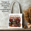 Harvesting Happy Endings Tote Bag | Fall Romance Reader Book Tote | Cozy Autumn Book Lover Bag | BookTok Literary Gift