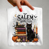 Salem Book Club Shirt, Halloween Book Lover Tee, Witchy Black Cat Book Club Shirt, Spooky Season Reader T-Shirt