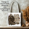Every Minute Is Reading Time Tote Bag, Book Lover Tote, Dark Academia Book Bag, Gothic Reader Tote, BookTok Literary Gift
