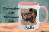 Raised by Romance Novels Personalized Mug, Custom Book Lover Coffee Mug, BookTok Reader Gift, Romance Reader Cup