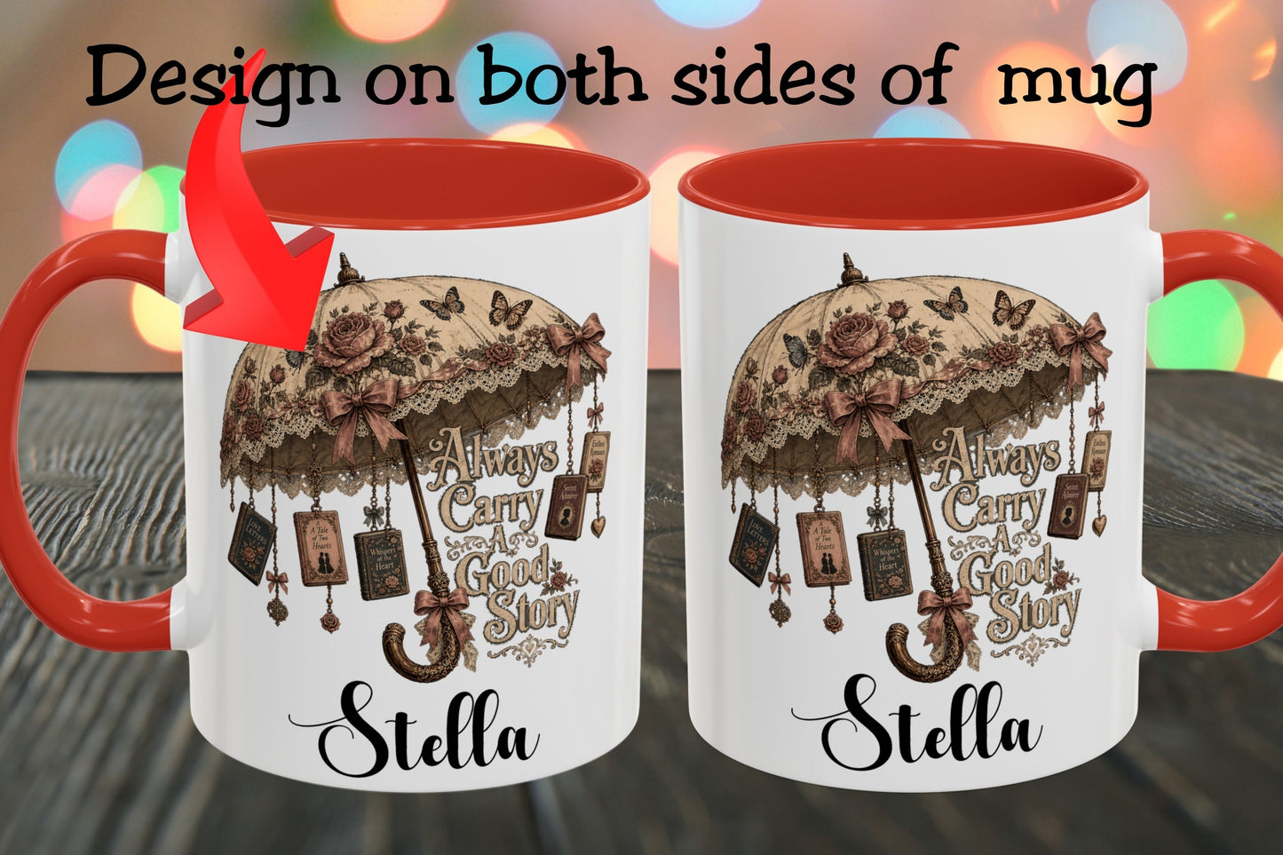 Booked All Day Personalized Mug, Custom Book Lover Coffee Mug, Reading Mug, BookTok Gift, Cozy Reader Cup, Literary Mug