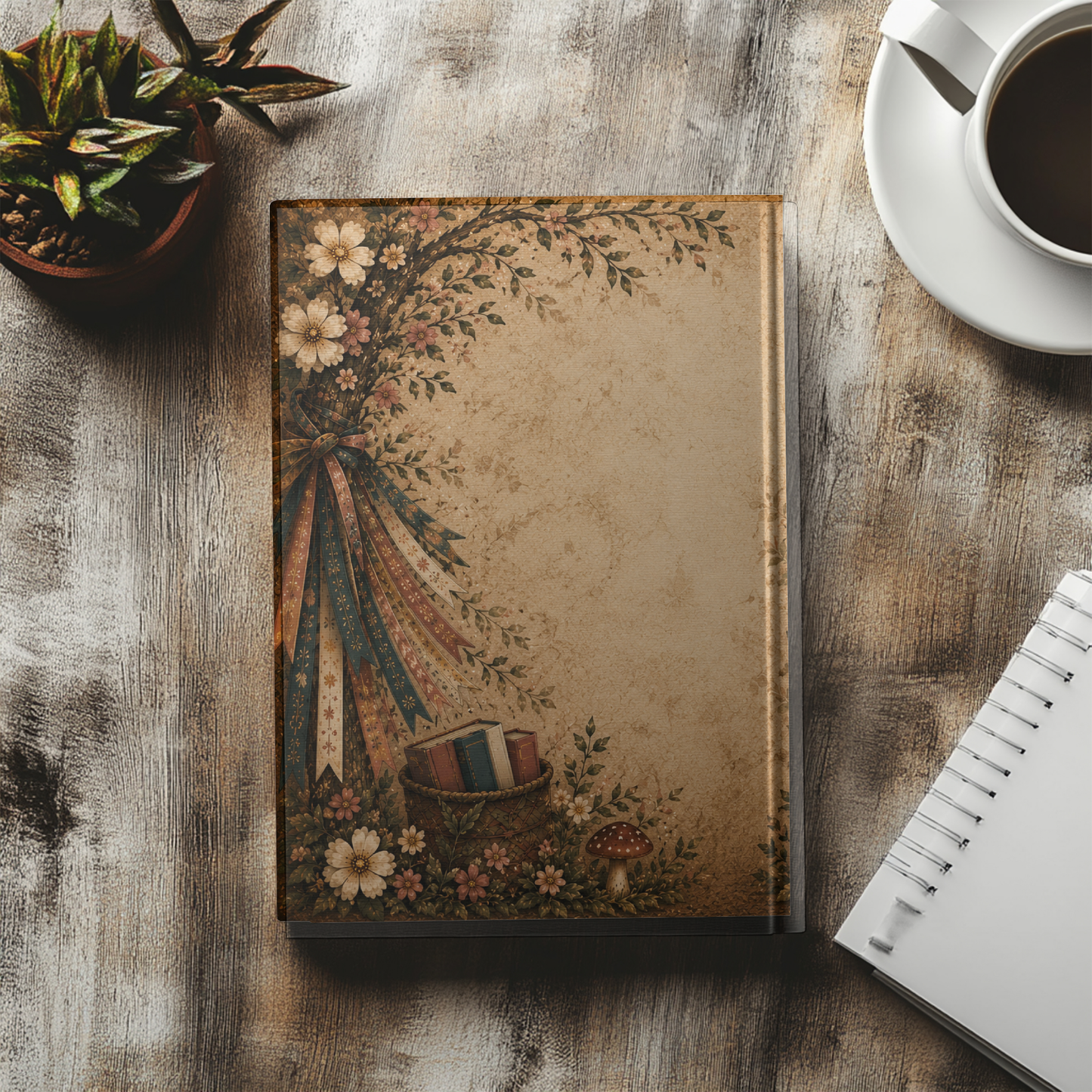 Booked All Day Journal, Book Lover Notebook, Reading Journal, BookTok Writing Journal, Cozy Literary Gift