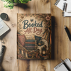 Booked All Day Journal, Book Lover Notebook, Reading Journal, BookTok Writing Journal, Cozy Literary Gift