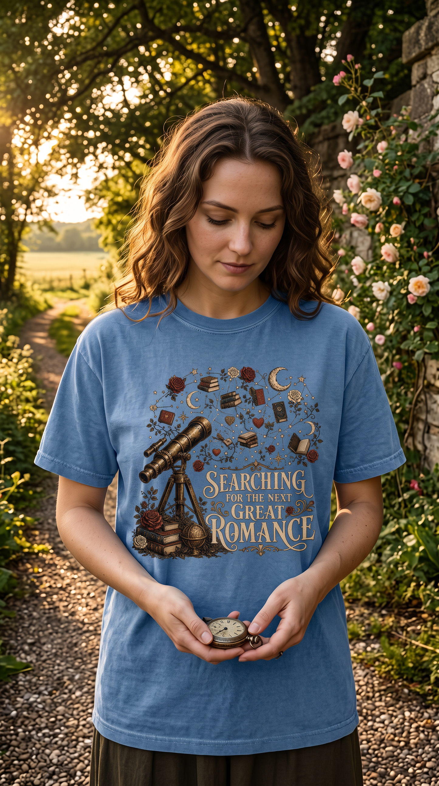 Searching for the Next Great Romance Shirt, Book Lover Graphic Tee, Romance Reader Shirt, BookTok Apparel, Literary Reader Gift