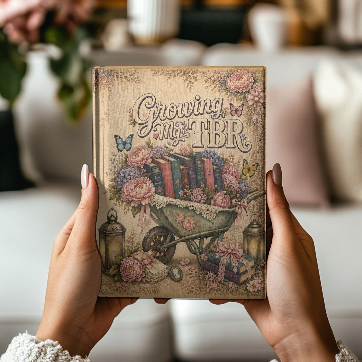 Growing My TBR Journal, Book Lover Notebook, Reading Journal, BookTok Journal, Romance Reader Gift, Literary Notebook