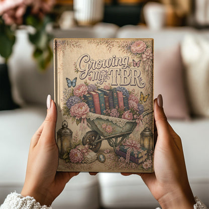 Growing My TBR Journal, Book Lover Notebook, Reading Journal, BookTok Journal, Romance Reader Gift, Literary Notebook
