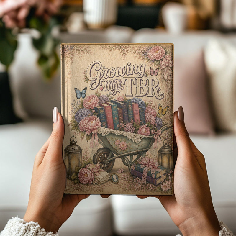 Growing My TBR Journal, Book Lover Notebook, Reading Journal, BookTok Journal, Romance Reader Gift, Literary Notebook