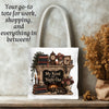 My Kind of Night Out Tote Bag, Book Lover Tote, Cozy Reading Book Bag, Literary Tote, Introvert Reader Gift for Women