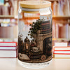 My Kind of Night Out Glass Cup, Book Lover Glass Tumbler, Cozy Reading Cup, Literary Gift for Readers, Bookish Iced Coffee Cup