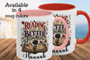 Personalized Reading Past My Better Judgment Mug, Funny Book Lover Mug, Custom Romance Reader Gift