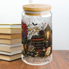 Reading Past My Better Judgment Glass Cup, Book Lover 16 oz Sipper Cup, Romance Reader Gift
