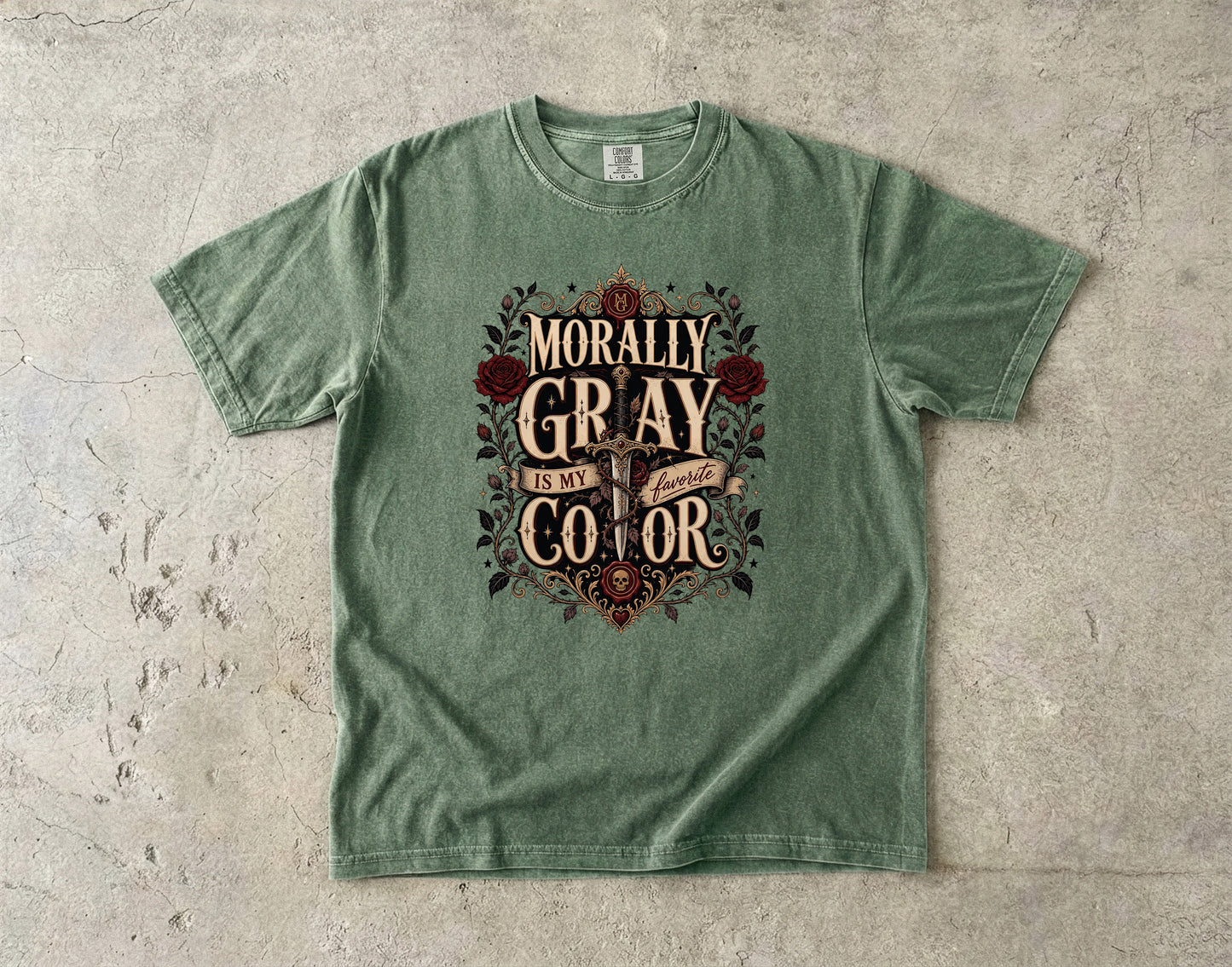 Morally Gray Is My Favorite Color Book Lover Shirt