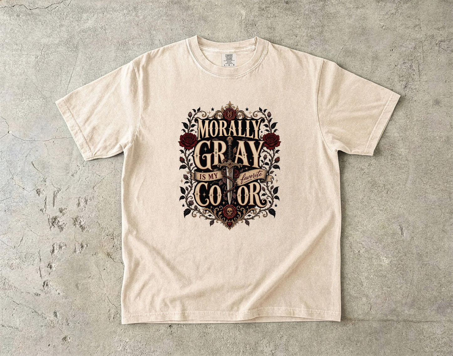 Morally Gray Is My Favorite Color Book Lover Shirt