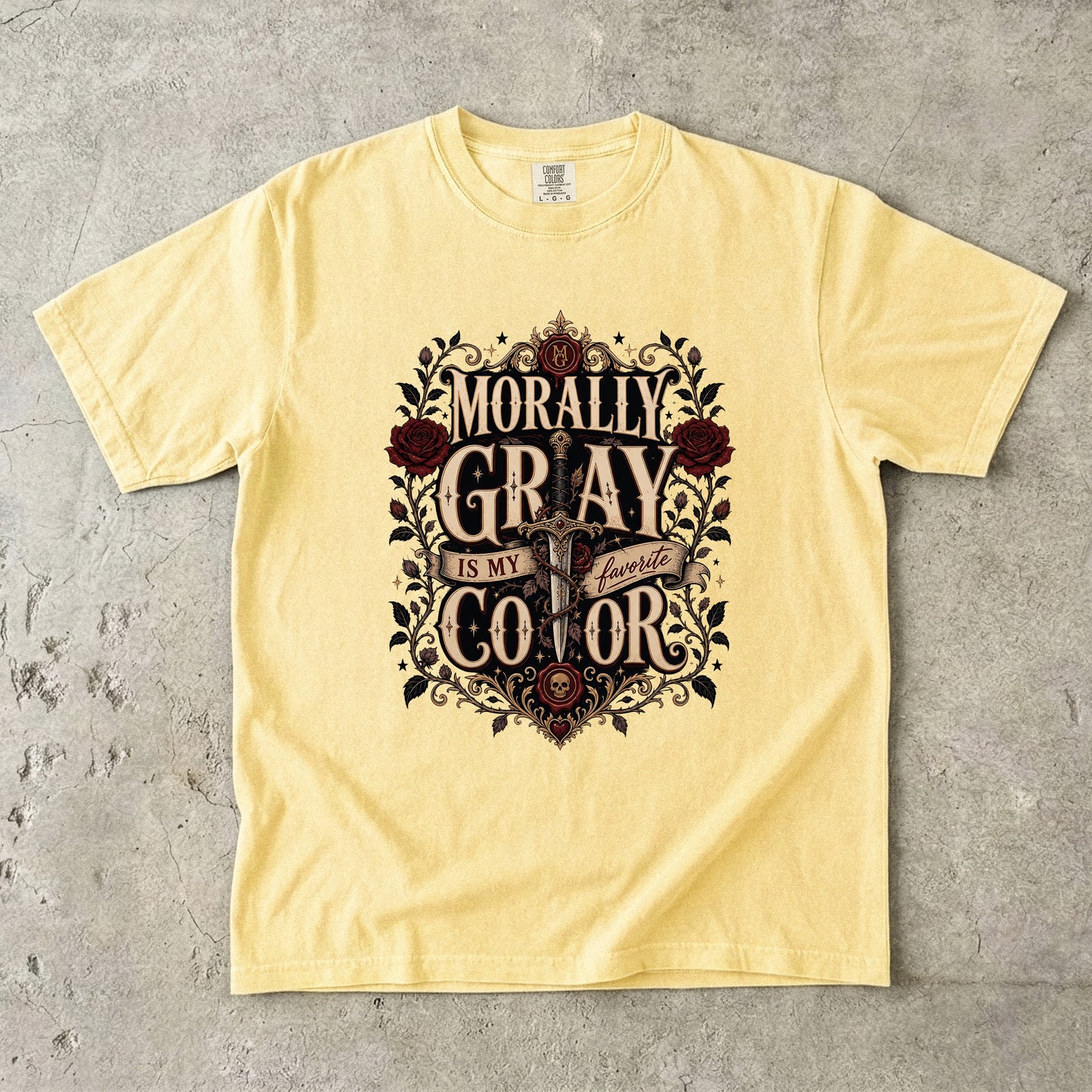 Morally Gray Is My Favorite Color Book Lover Shirt