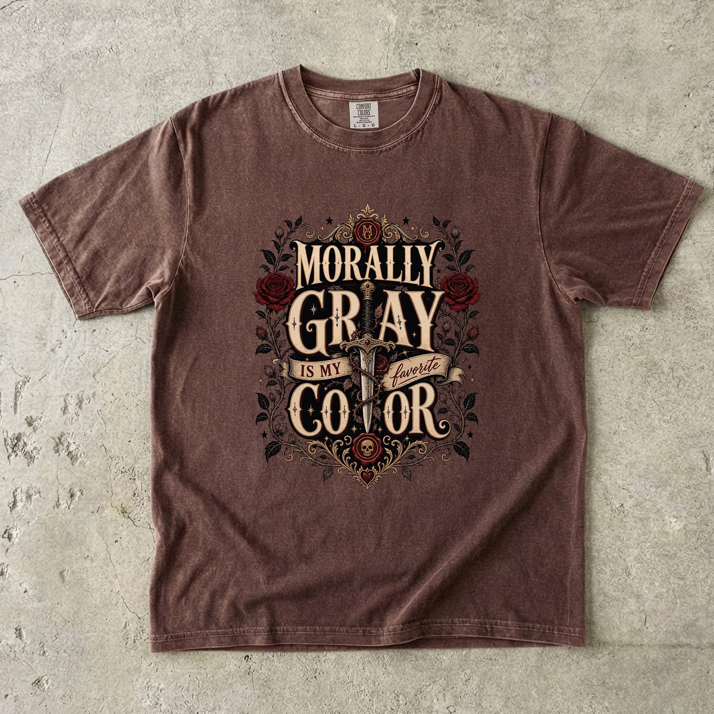 Morally Gray Is My Favorite Color Book Lover Shirt