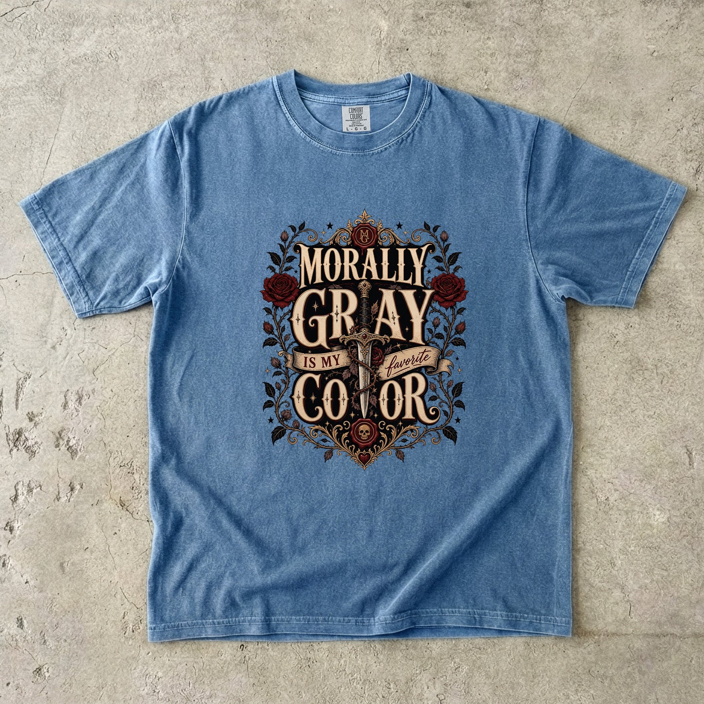 Morally Gray Is My Favorite Color Book Lover Shirt