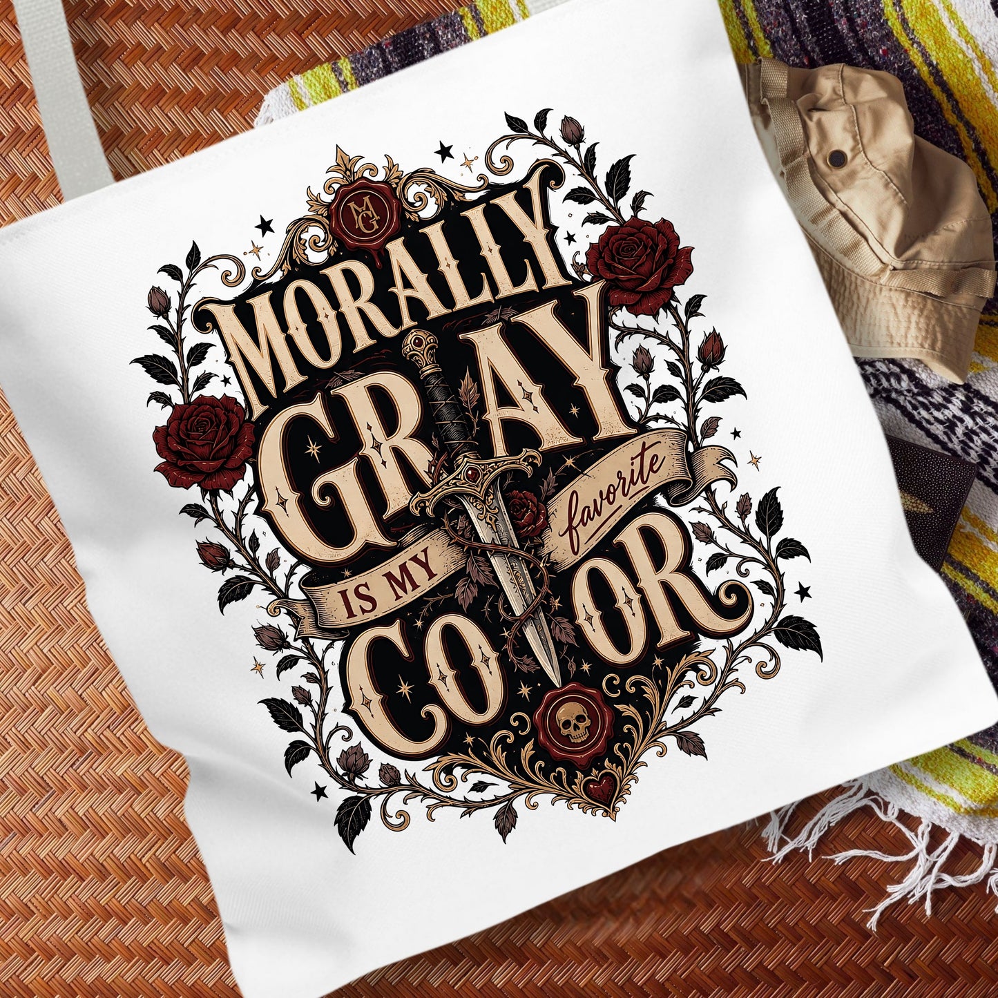 Morally Gray Is My Favorite Color Book Lover Tote Bag