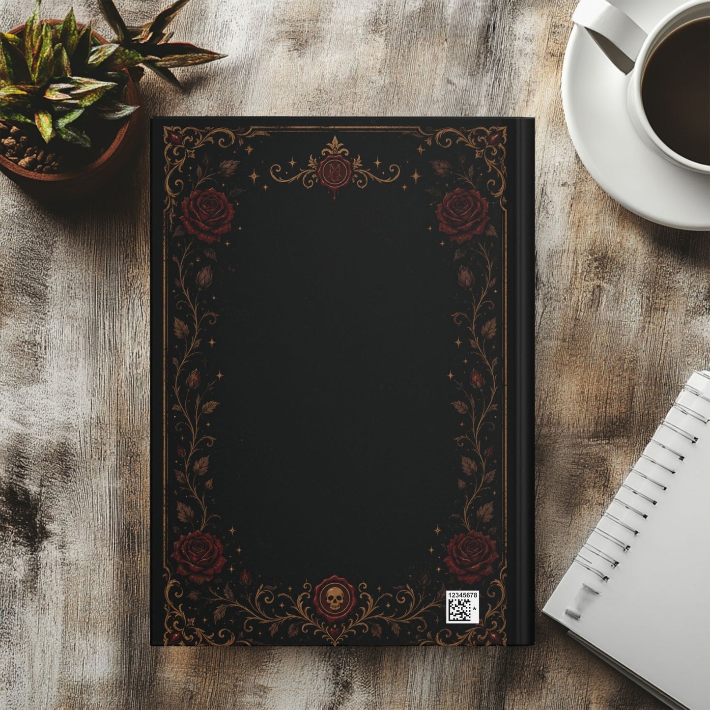 Personalized Morally Gray Is My Favorite Color Journal, Dark Romance Book Lover Notebook, Custom Name Reader Gift