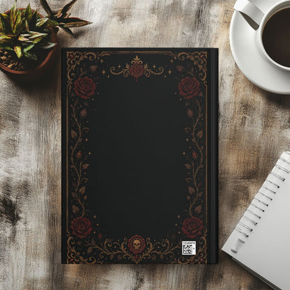 Personalized Morally Gray Is My Favorite Color Journal, Dark Romance Book Lover Notebook, Custom Name Reader Gift