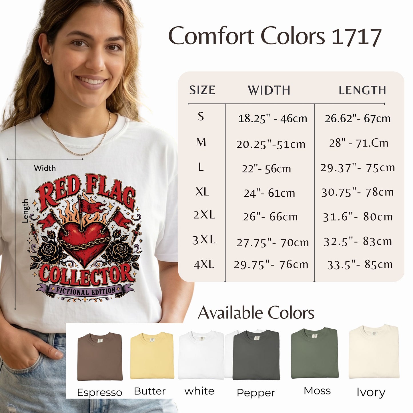 Red Flag Collector Fictional Edition Shirt, Dark Romance Reader Tee, Book Lover Shirt, Bookish Graphic Tee