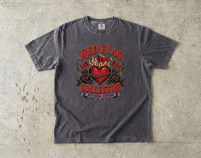 Red Flag Collector Fictional Edition Shirt, Dark Romance Reader Tee, Book Lover Shirt, Bookish Graphic Tee
