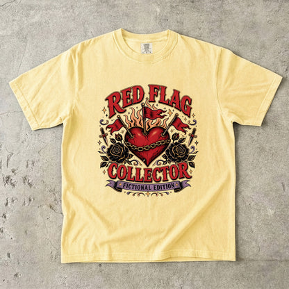 Red Flag Collector Fictional Edition Shirt, Dark Romance Reader Tee, Book Lover Shirt, Bookish Graphic Tee