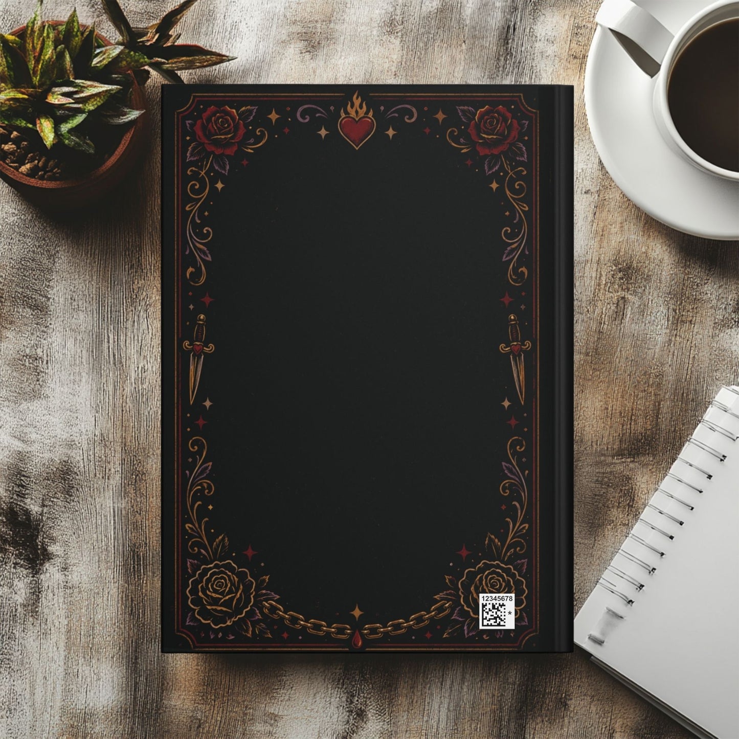 Personalized Red Flag Collector Journal, Fictional Edition Dark Romance Journal, Custom Book Lover Notebook