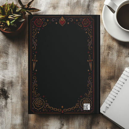 Personalized Red Flag Collector Journal, Fictional Edition Dark Romance Journal, Custom Book Lover Notebook