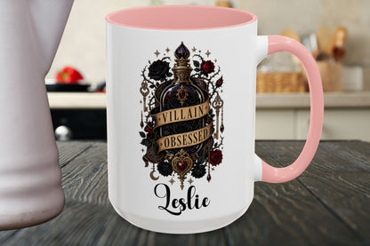 Personalized Villain Obsessed Mug, Dark Romance Reader Mug, Custom Book Lover Gift, Romantasy BookTok Mug