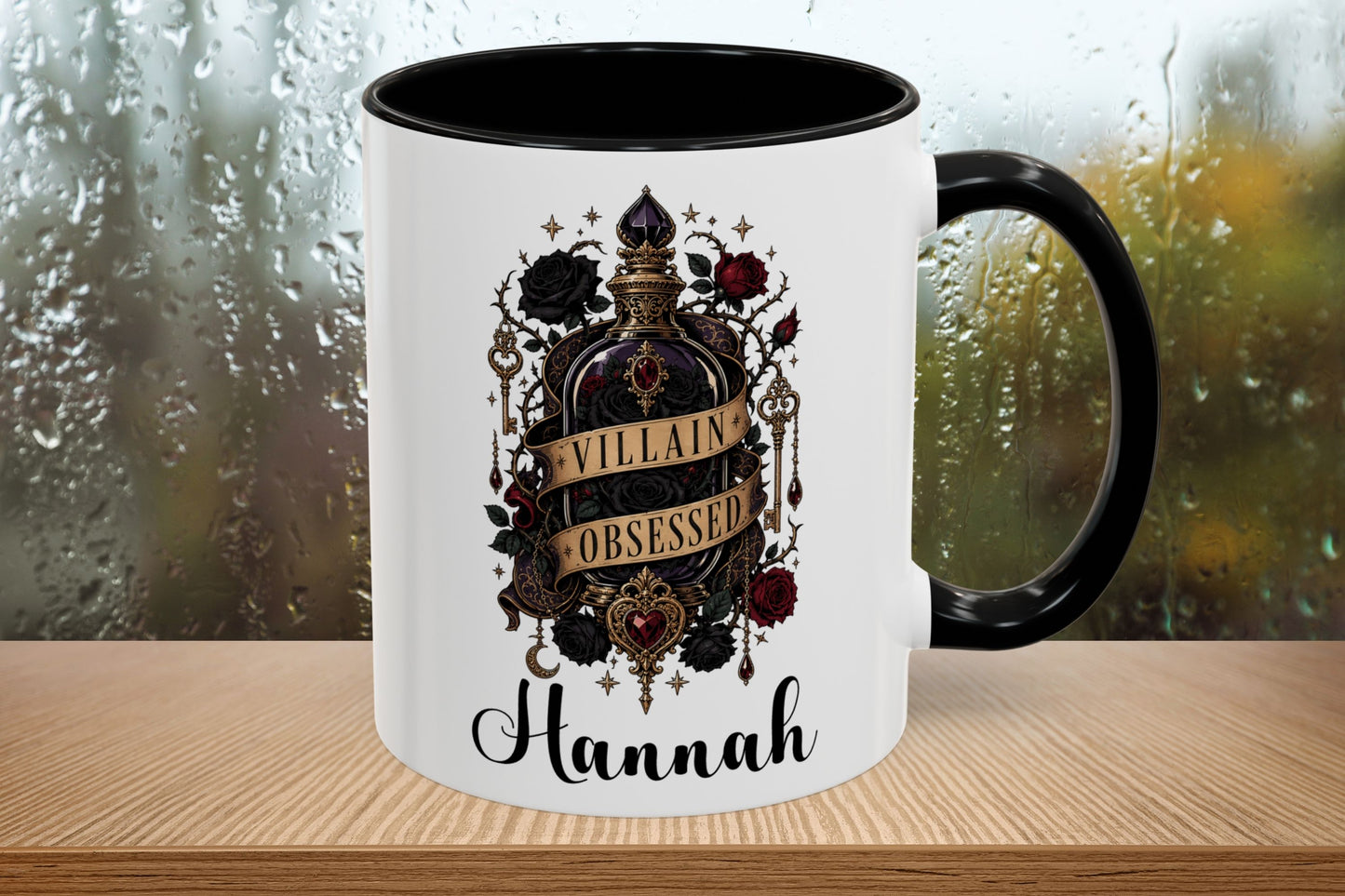 Personalized Villain Obsessed Mug, Dark Romance Reader Mug, Custom Book Lover Gift, Romantasy BookTok Mug