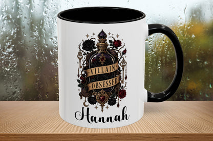 Personalized Villain Obsessed Mug, Dark Romance Reader Mug, Custom Book Lover Gift, Romantasy BookTok Mug