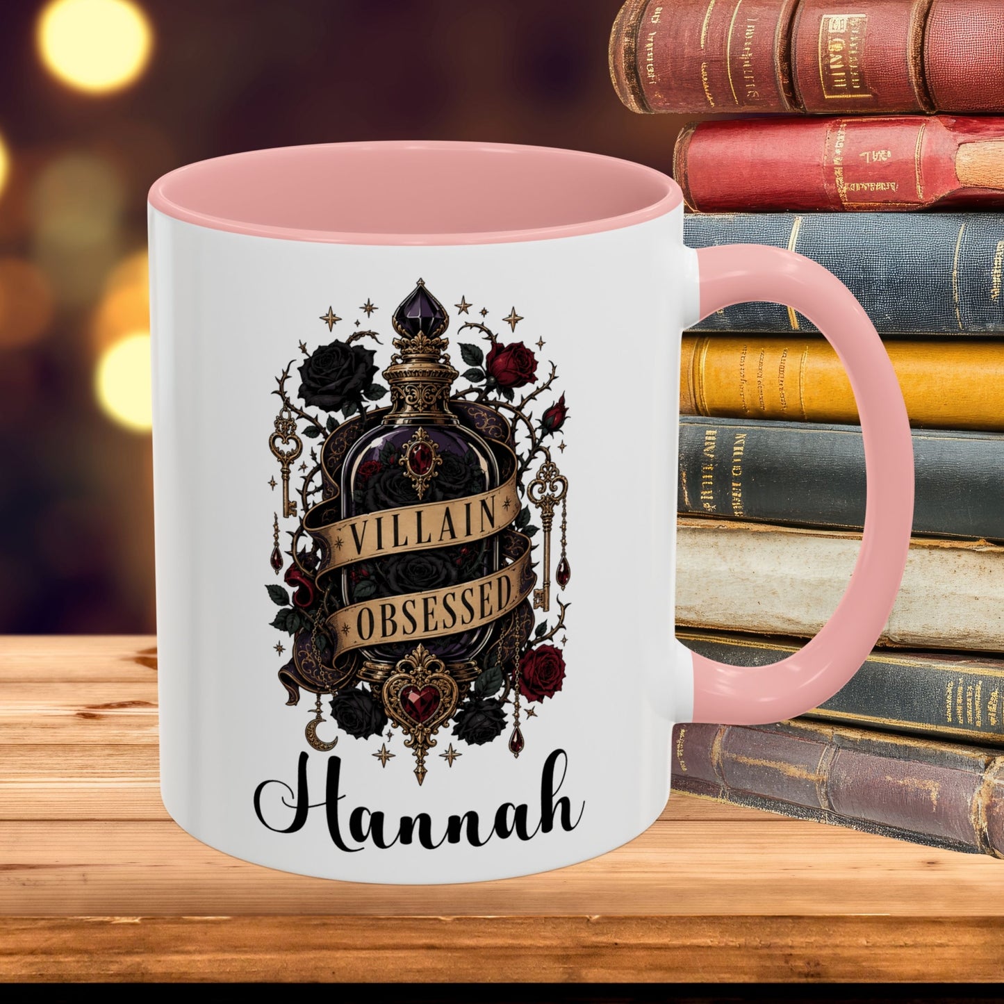 Personalized Villain Obsessed Mug, Dark Romance Reader Mug, Custom Book Lover Gift, Romantasy BookTok Mug