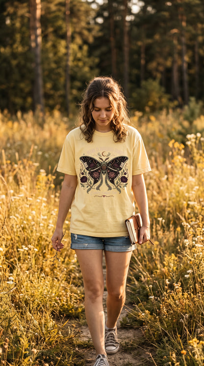 Dangerous Stories Shirt, Dark Romance Reader Shirt, Morally Gray Book Lover Tee, Gothic Moth Bookish Shirt