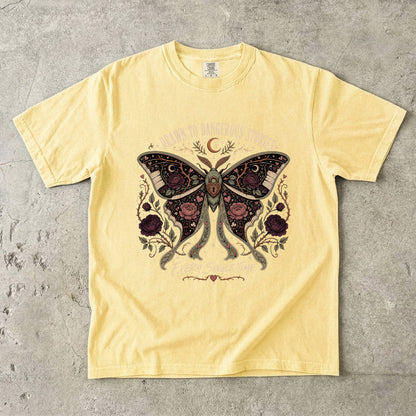 Dangerous Stories Shirt, Dark Romance Reader Shirt, Morally Gray Book Lover Tee, Gothic Moth Bookish Shirt