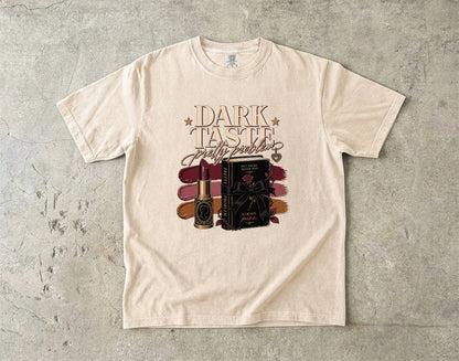 Dark Taste Pretty Problem Shirt, Dark Romance Reader Tee, Book Lover Shirt, BookTok Gift, Gothic Coquette Bookish Graphic Tee