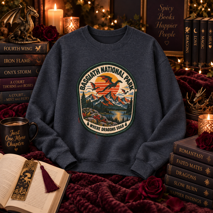 Fourth Wing Sweatshirt, Basgiath War College Sweatshirt, Dragon Rider Romantasy Sweater, Fantasy Book Lover Gift, Bookish Crewneck