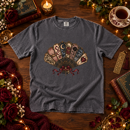 Gothic Book Lover Shirt, Vintage Literary Fan Tee, Dark Romance Reader Gift, Bookish Comfort Colors T Shirt, Romantasy Apparel
