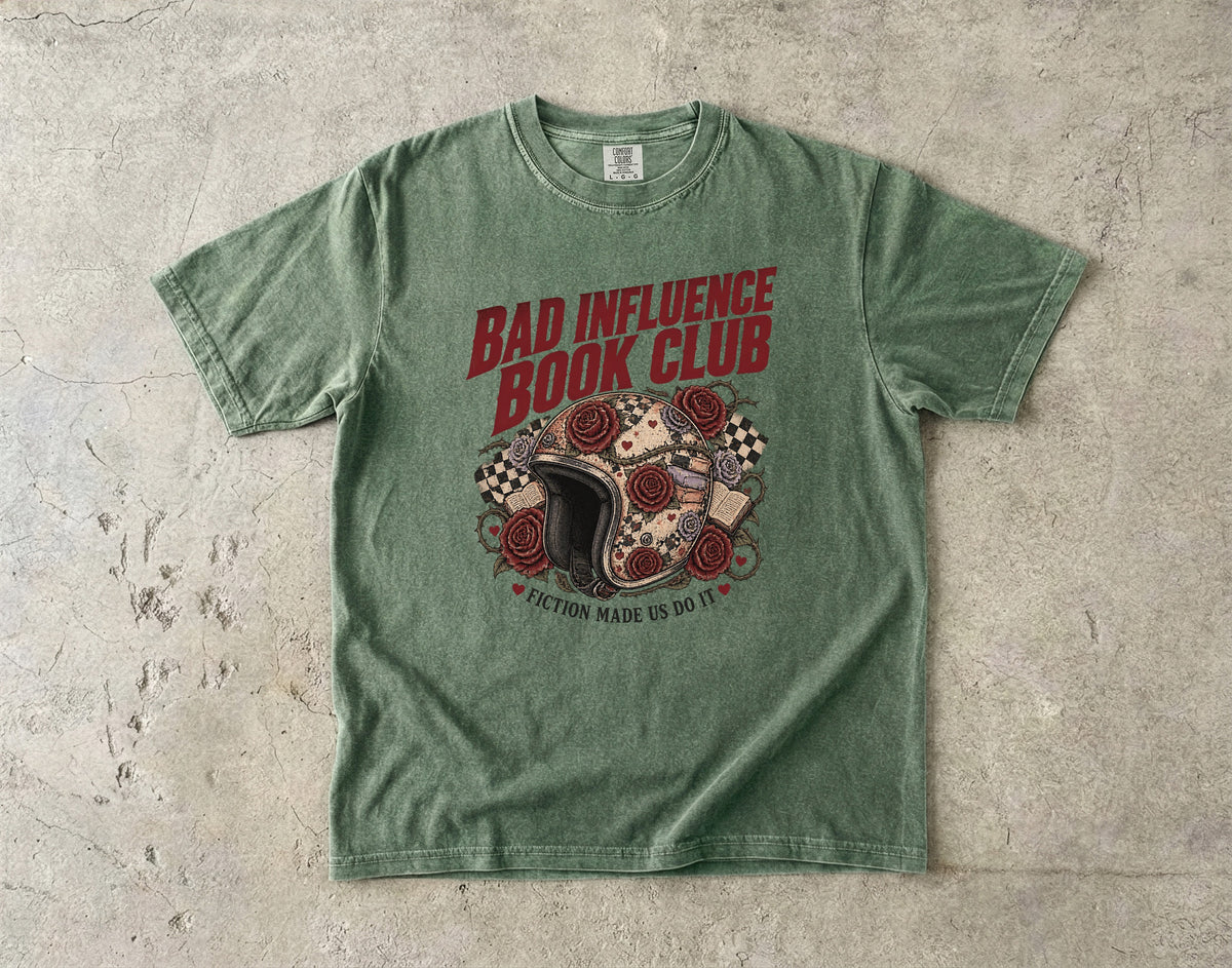 Bad Influence Book Club Shirt, Funny Book Lover Tee, Romance Reader Gift, Bookish T Shirt, Dark Romance Reading Shirt
