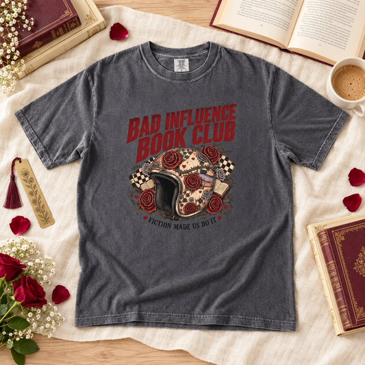Bad Influence Book Club Shirt, Funny Book Lover Tee, Romance Reader Gift, Bookish T Shirt, Dark Romance Reading Shirt
