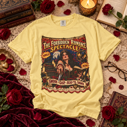 Carnival Circus Book Lover Tee, Romantasy Reader Shirt, Forbidden Romance Comfort Colors Tee, Bookish Gift