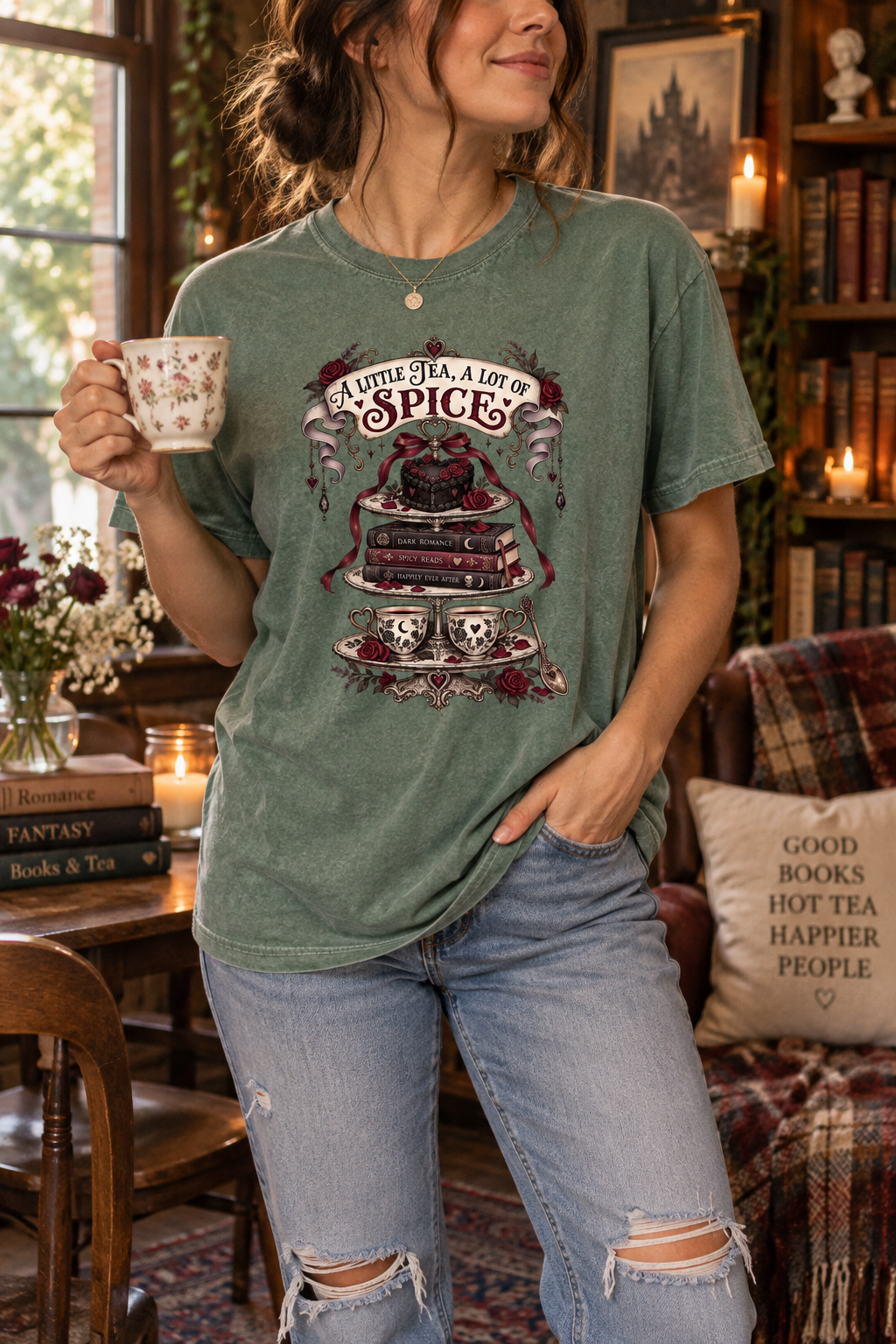 Show off your reader status with this Certified Plot Devourer Comfort Colors shirt. Featuring a vintage cassette player, headphones, romance book, and burgundy details, it makes a fun gift for dark romance readers, audiobook lovers, BookTok friends, and book club members.