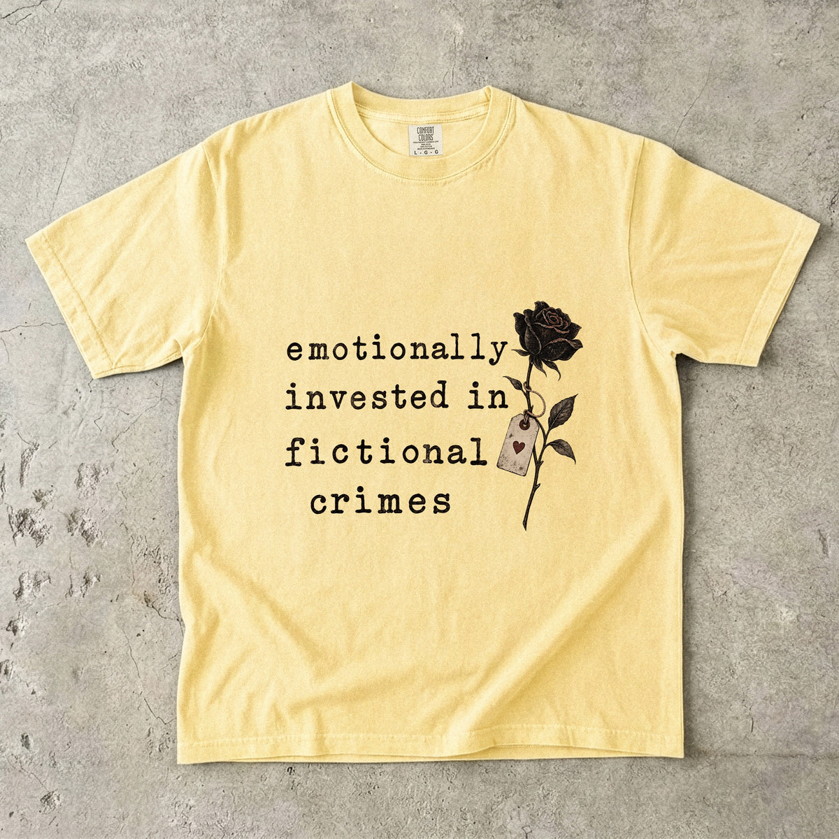 Emotionally Invested Shirt, Funny Book Lover Tee, Dark Romance Reader Gift, BookTok Comfort Colors T Shirt